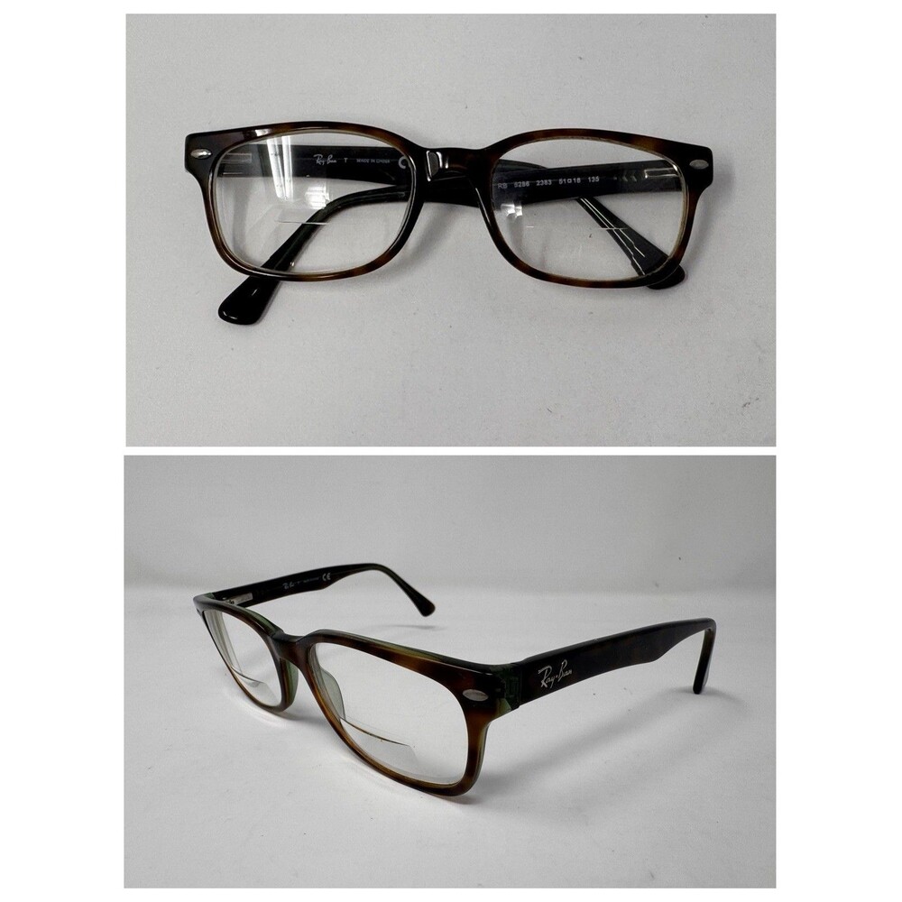 Ray-Ban RB5286 2383 Eyeglass Frames 51 18 135 Brown Havana Frames Only